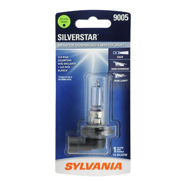 9005ST.BP – SYLVANIA Headlight Bulb, OE Replacement 9005 Halogen Bulb 65 Watt 12.8 Volt Clear Beam Color 1700 Lumens ...